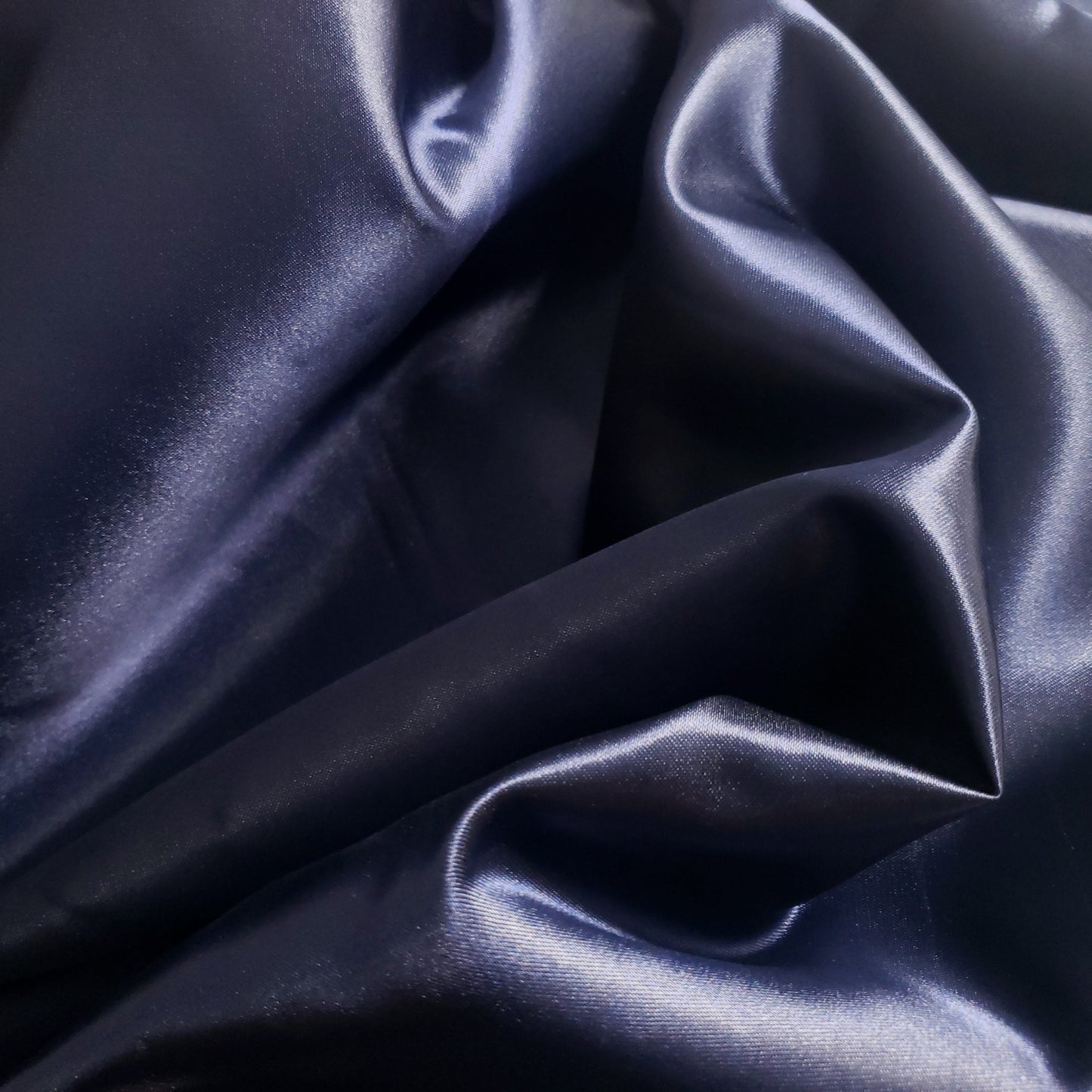 HEAVY 8oz GLOSSY SATIN BLUE NAVY