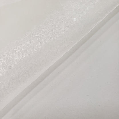 CRYSTAL ORGANZA 5 YARD LOT NEUTRAL WHITE