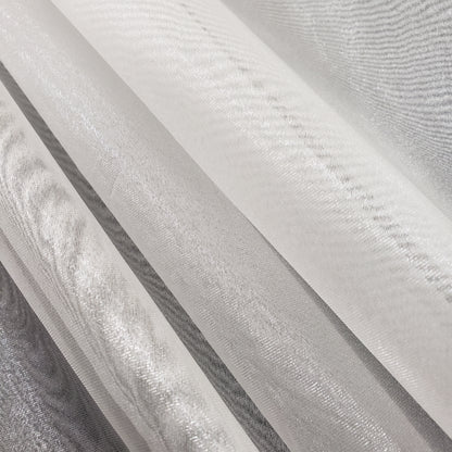 CRYSTAL ORGANZA 5 YARD LOT NEUTRAL WHITE
