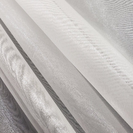 CRYSTAL ORGANZA 5 YARD LOT NEUTRAL WHITE