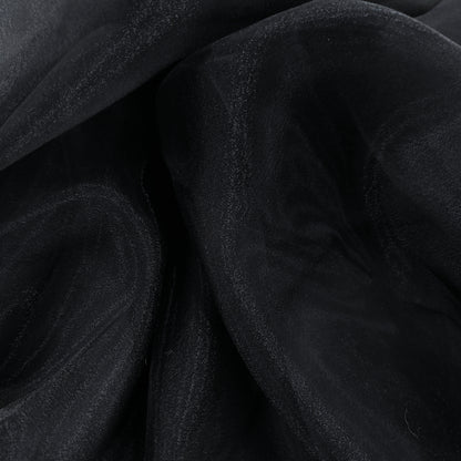 CRYSTAL ORGANZA 5 YARD LOT NEUTRAL BLACK