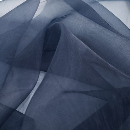 CRYSTAL ORGANZA 5 YARD LOT BLUE NAVY