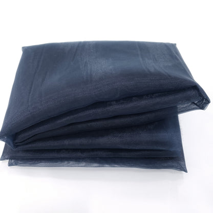 CRYSTAL ORGANZA 5 YARD LOT BLUE NAVY