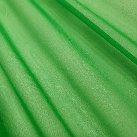 CRYSTAL ORGANZA 5 YARD LOT GREEN