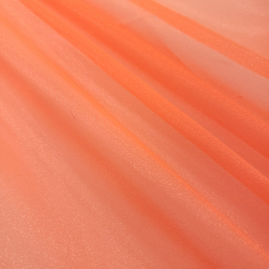 CRYSTAL ORGANZA 5 YARD LOT NEON ORANGE