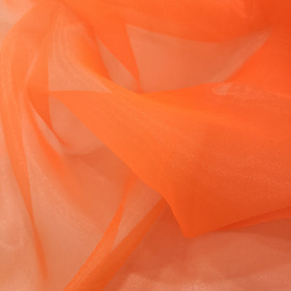CRYSTAL ORGANZA 5 YARD LOT NEON ORANGE