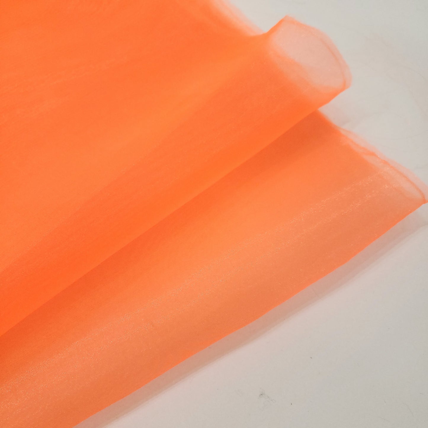 CRYSTAL ORGANZA 5 YARD LOT NEON ORANGE