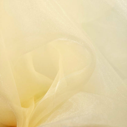 CRYSTAL ORGANZA 5 YARD LOT GOLD CHAMPAGNE