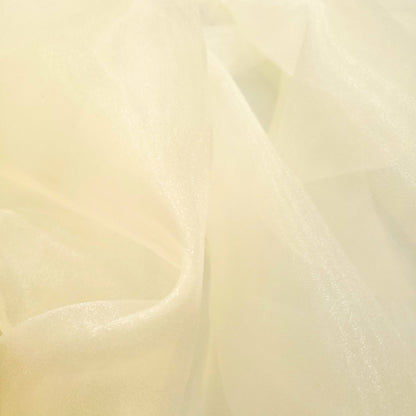CRYSTAL ORGANZA 5 YARD LOT GOLD CHAMPAGNE