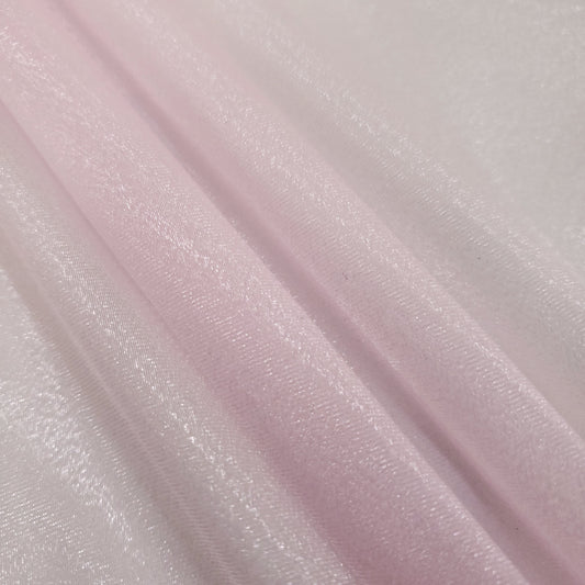 CRYSTAL ORGANZA 5 YARD LOT PINK