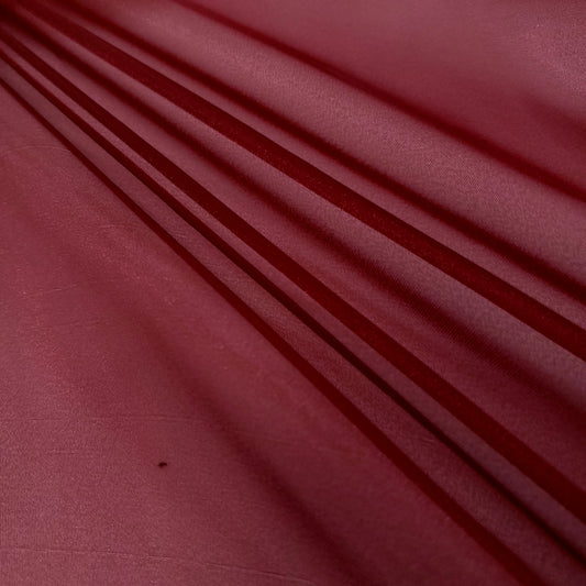 CRYSTAL ORGANZA 5 YARD LOT RED BURGUNDY