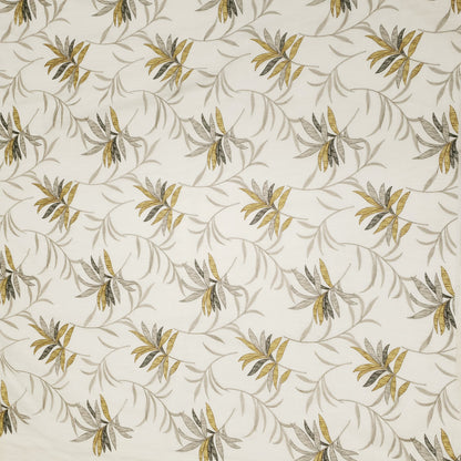 GILDED PALM EMBROIDERED DRAPERY