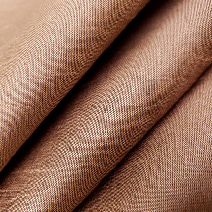 ORANGE PEACH ASH FAUX SILK DUPIONI