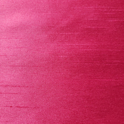 PINK FUSCHIA PEONE FAUX SILK DUPIONI