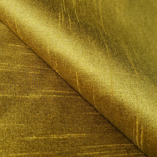 GOLD E.LECTRUM FAUX SILK DUPIONI