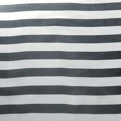 STRIPE CHIFFON BLACK WHITE