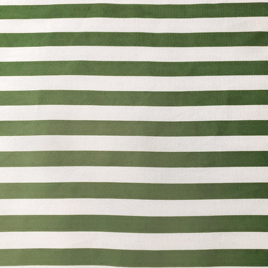 STRIPE CHIFFON OLIVE GREEN