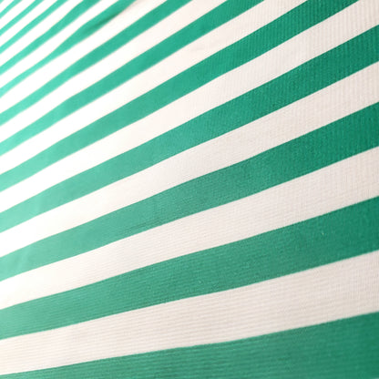 STRIPE CHIFFON KELLY GREEN