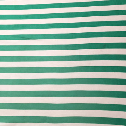 STRIPE CHIFFON KELLY GREEN