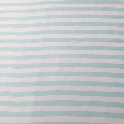 STRIPE CHIFFON MINT AQUA