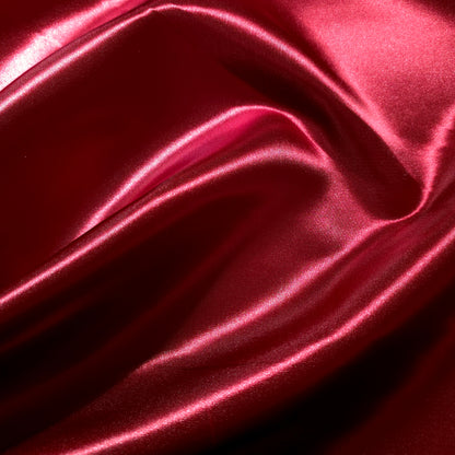 HEAVY 8oz GLOSSY SATIN RED CRANBERRY