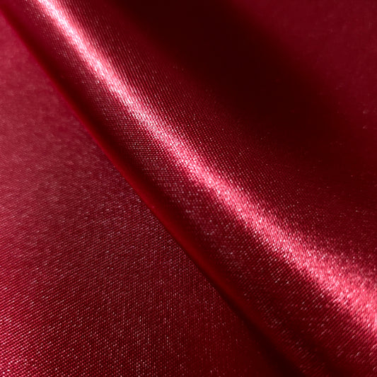 HEAVY 8oz GLOSSY SATIN RED CRANBERRY