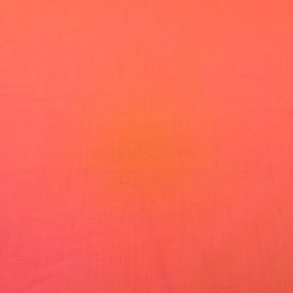 COTTON BLEND BROADCLOTH ORANGE NEON