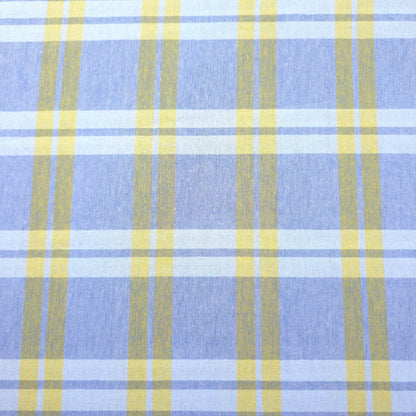 PASTEL PLAID YELLOW COTTON SHIRTING (Copy)