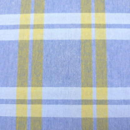 PASTEL PLAID YELLOW COTTON SHIRTING (Copy)