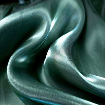 GREEN LAGOON LIQUID SIMMER ORGANZA