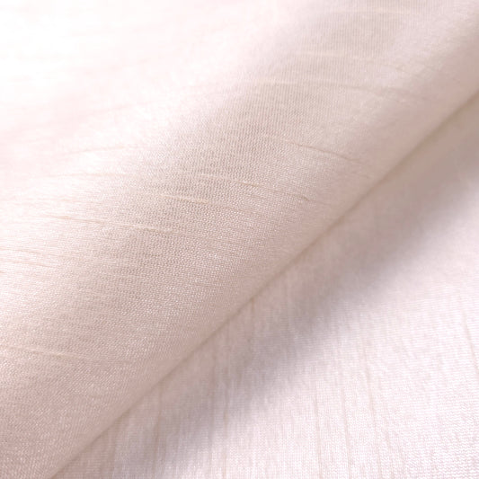 NEUTRAL IVORY PARCHMENT FAUX SILK DUPIONI 58"