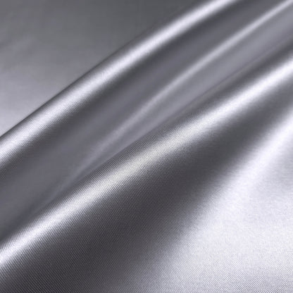 MEDIUM PLAIN SATIN GLOSSY NEUTRAL SILVER GRAY