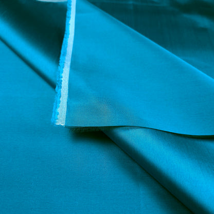 MIKADO GREEN TEAL LUSTER FABRIC