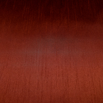 BROWN COPPER PENNY FAUX SILK DUPIONI