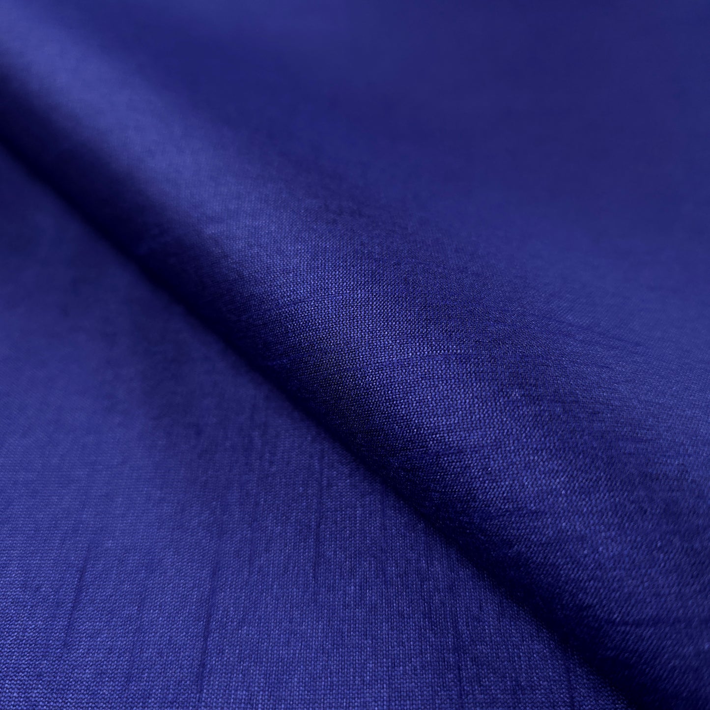 BLUE REGAL ROYAL FAUX SILK DUPIONI FABRIC 58"