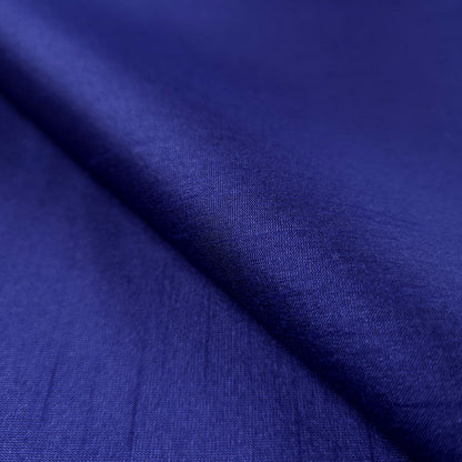 BLUE REGAL ROYAL FAUX SILK DUPIONI FABRIC 58"