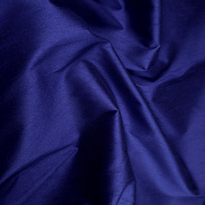 BLUE REGAL ROYAL FAUX SILK DUPIONI FABRIC 58"
