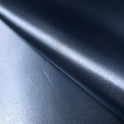 HEAVY 8oz GLOSSY SATIN BLUE DENIM