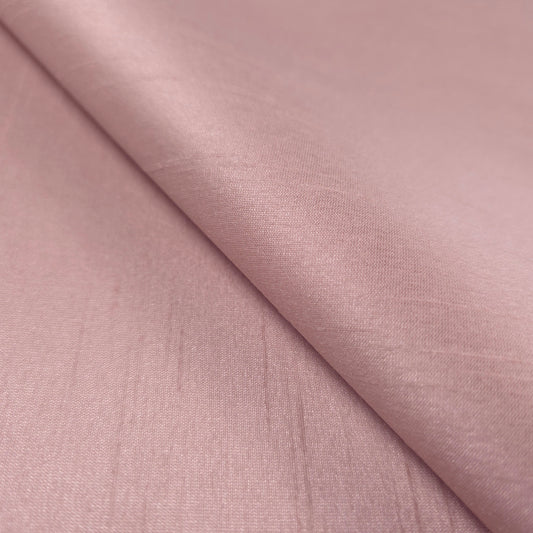 PINK BEIGE BLUSH FAUX SILK DUPIONI