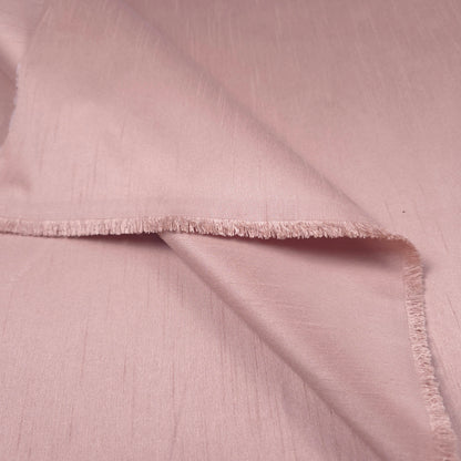 PINK BEIGE BLUSH FAUX SILK DUPIONI