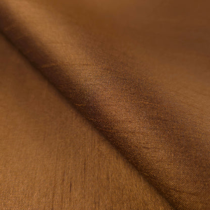 GOLD ANTIQUE BRONZE FAUX SILK DUPIONI