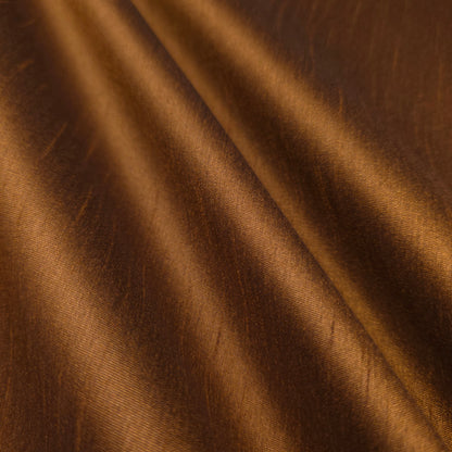 GOLD ANTIQUE BRONZE FAUX SILK DUPIONI