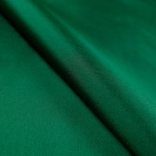 FAUX SILK LUXURY TAFFETA HUNTER GREEN