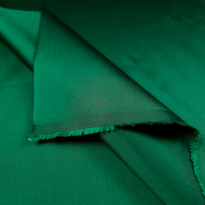FAUX SILK LUXURY TAFFETA HUNTER GREEN