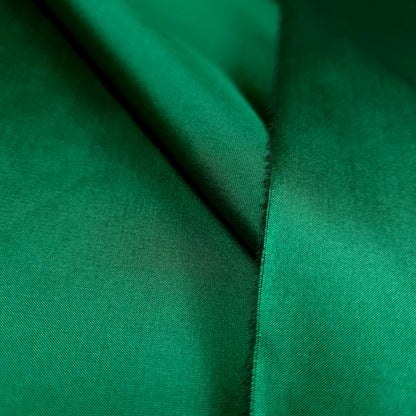 FAUX SILK LUXURY TAFFETA HUNTER GREEN