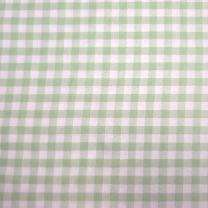 1/4" GINGHAM POLYCOTTON PRINT GREEN SAGE