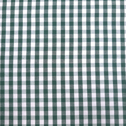 1/4" GINGHAM POLYCOTTON PRINT GREEN HUNTER