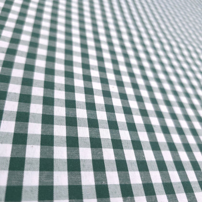 1/4" GINGHAM POLYCOTTON PRINT GREEN HUNTER