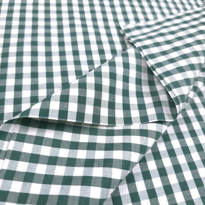 1/4" GINGHAM POLYCOTTON PRINT GREEN HUNTER