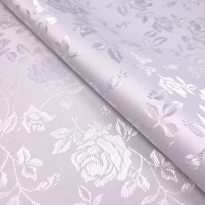 EMPRESS ROSE WHITE BROCADE